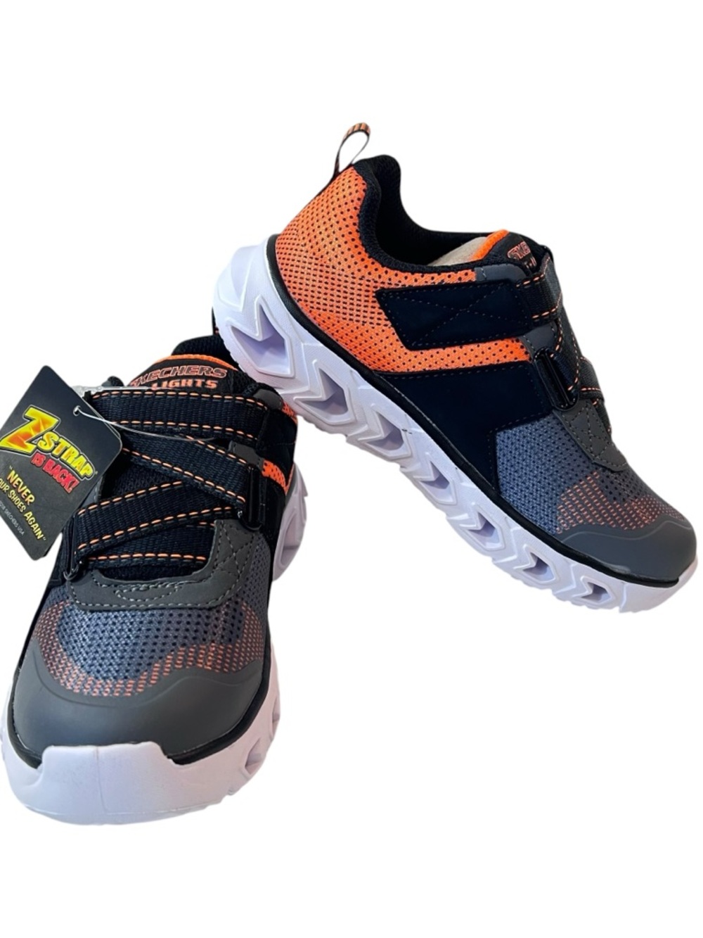 Skechers S Lights Hypno Flash 2.0 Rapid Quake Sneakers Boys New Light Up